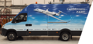 宣伝カーの写真